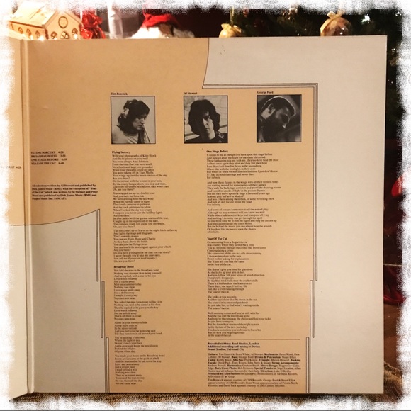 🎶AL STEWART ALBUM ~~ THE YEAR OF THE CAT🎧 - Picture 4 of 4